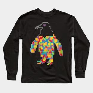 Tetris penguin Long Sleeve T-Shirt